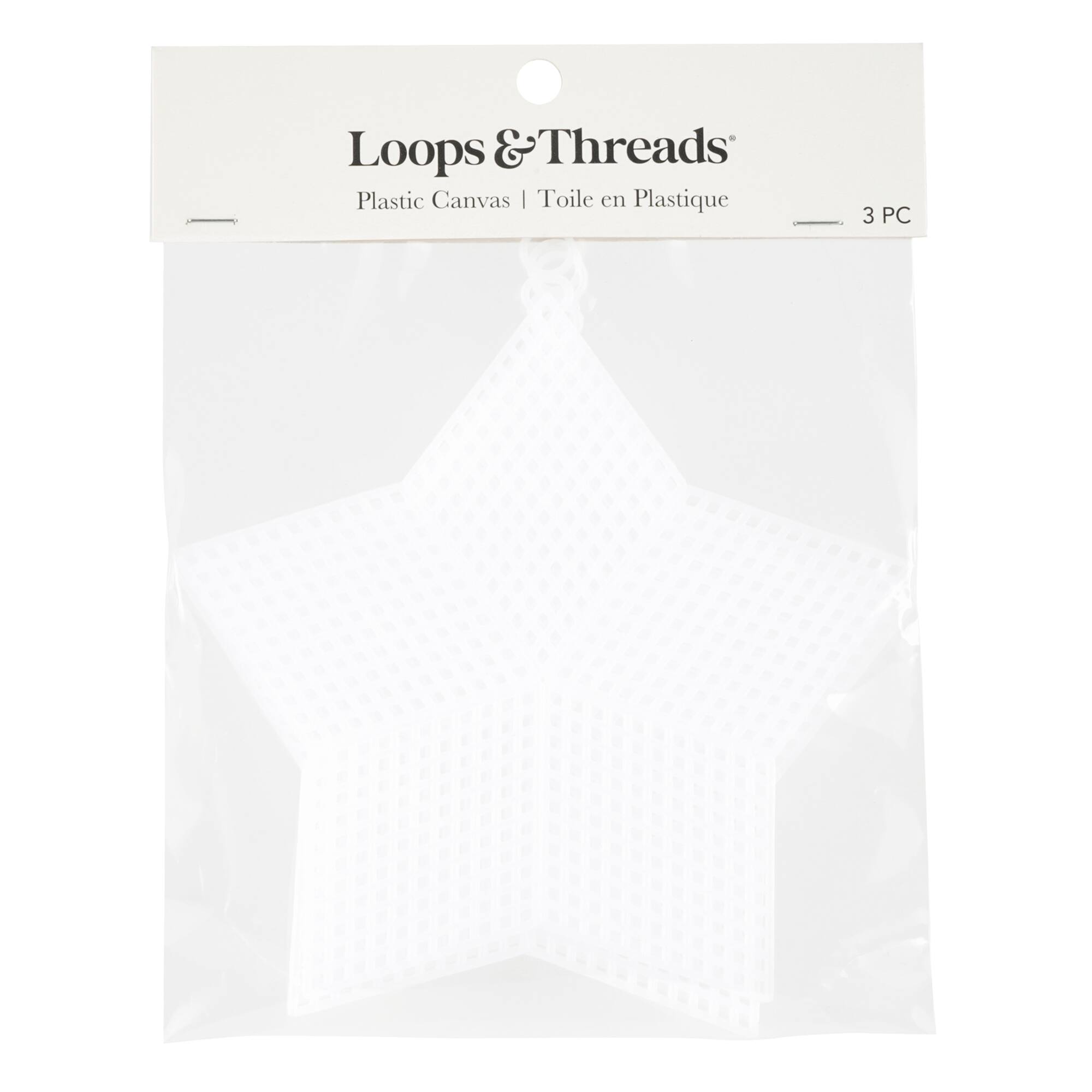 5.5" Clear Star Plastic Canvases by Loops & Threads®
